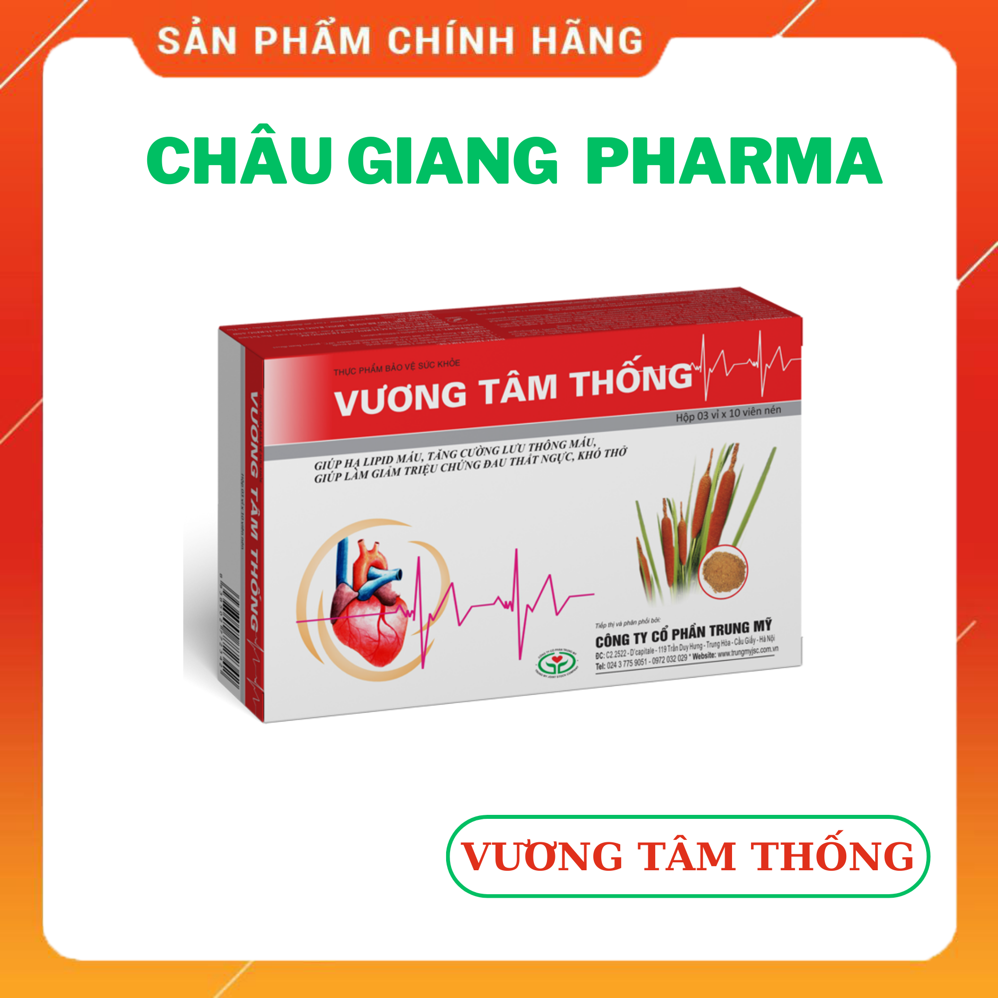 TPBVSK Vương Tâm Thống (Mua 06 hộp tặng 01 hộp)